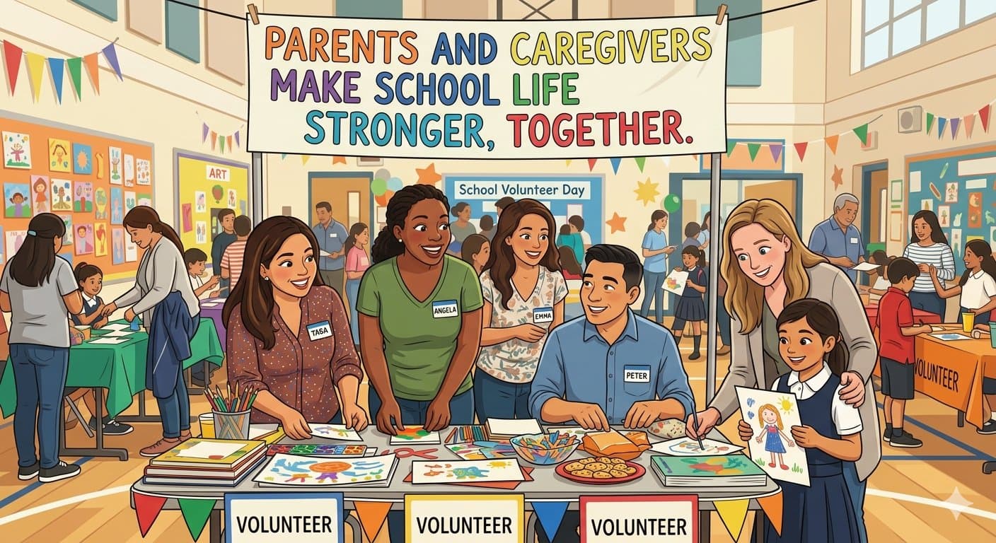 Families and caregivers from the Panorama Heights school community.